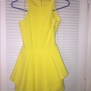 Yellow Romper. Worn once. Perfect condition